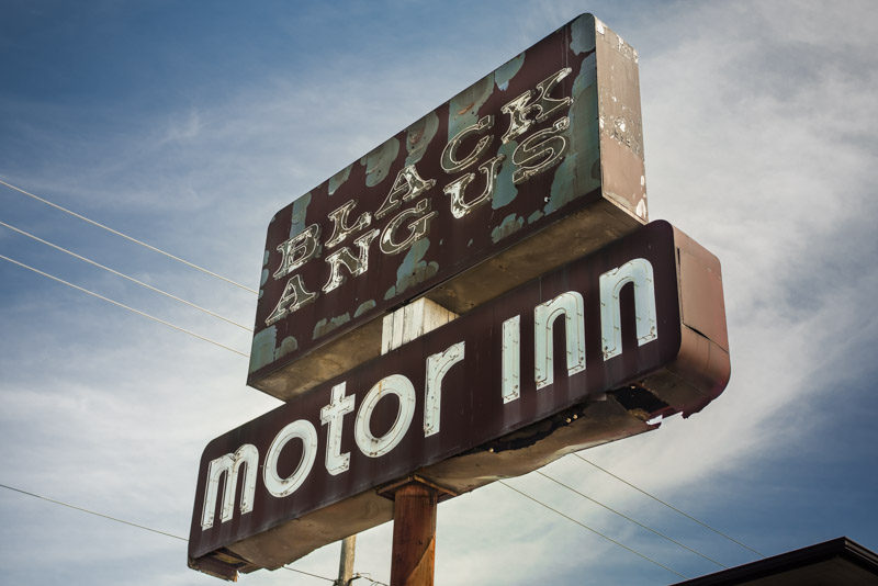 old motel sign
