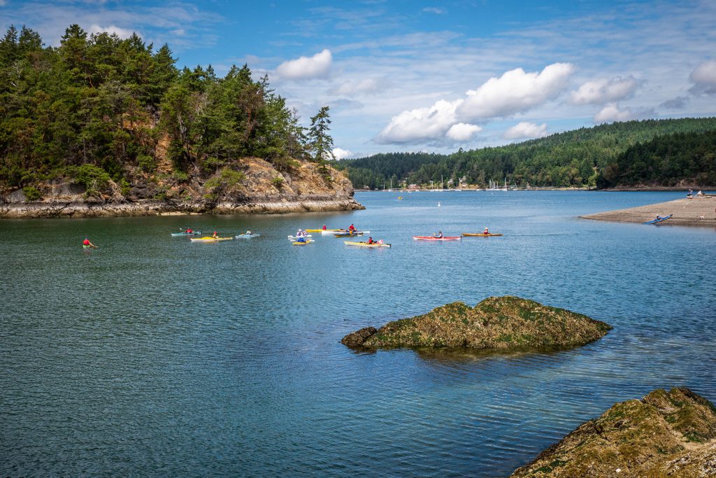 BC, british columbia, kayakers, kayaking, pender island